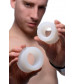 Набор из 2 белых анальных расширителей Stretch Master 2 Piece Training Silicone Ass Grommet set