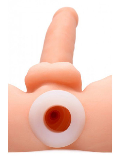 Набор из 2 белых анальных расширителей Stretch Master 2 Piece Training Silicone Ass Grommet set