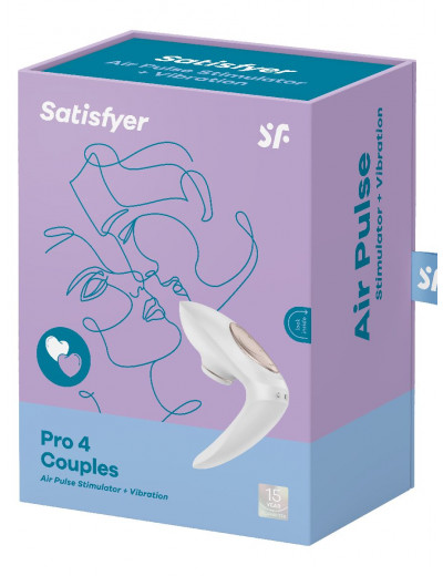 Вибро-вакуумно-волновой стимулятор для пар Satisfyer Pro 4 Couples