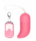 Розовое виброяйцо Vibrating G-spot Egg medium с пультом ДУ