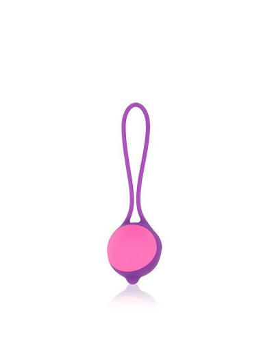Фиолетово-розовый вагинальный шарик Cosmo