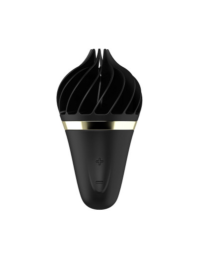 Черный вибратор-спиннер Satisfyer Sweet Treat