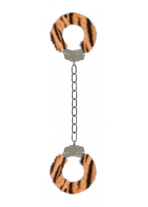 Кандалы с леопардовым мехом Furry Ankle Cuffs