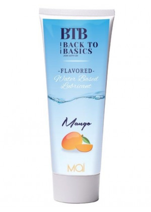 Лубрикант на водной основе BTB Water Based Lubricant с ароматом манго - 75 мл.