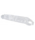 Прозрачная закрытая насадка Crystal Skin Penis Sleeve - 27,8 см.