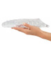 Прозрачная закрытая насадка Crystal Skin Penis Sleeve - 27,8 см.