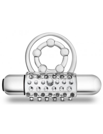 Прозрачное эрекционное виброкольцо Vibrating Super Clitifier