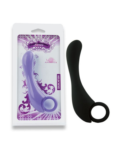 Чёрный стимулятор простаты Prostate Stimulator Lover - 13 см.