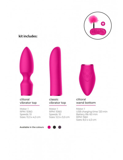 Розовый эротический набор Pleasure Kit №4