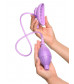 Сиреневая вакуумная вибропомпа для вагины Sensual Pump-Her