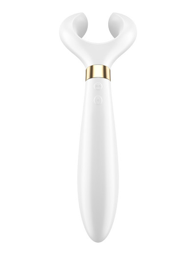 Белый вибромассажер для пар Satisfyer Endless Fun