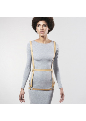 Бежевая упряжь ARROW DRESS HARNESS