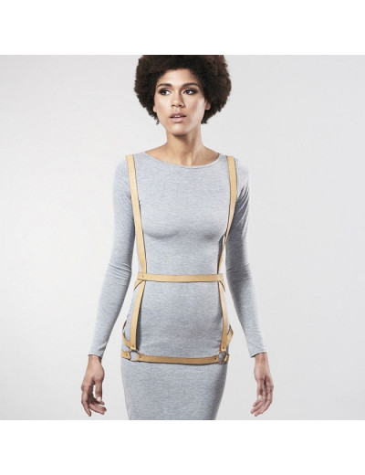 Бежевая упряжь ARROW DRESS HARNESS