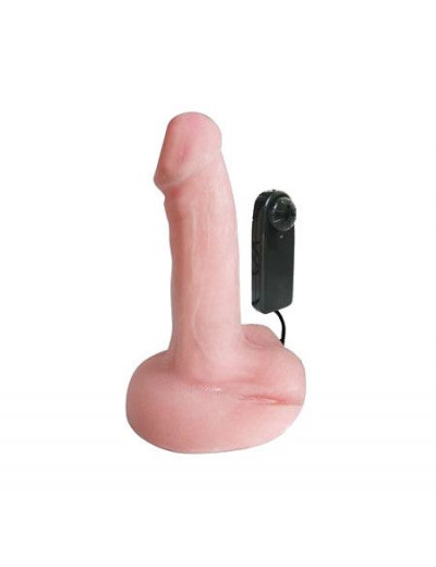 Реалистичный фаллоимитатор с ротацией Realistic Cock Vibe - 20 см.