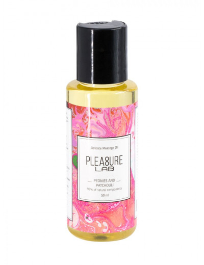Массажное масло Pleasure Lab Delicate с ароматом пиона и пачули - 50 мл.