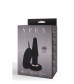 Чёрная анальная вибропробка APEX BUTT PLUG SMALL BLACK - 14 см.