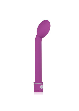 Фиолетовый вибратор для точки G Easytoys G-Spot Vibrator - 21 см.