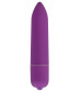 Фиолетовая удлинённая вибропуля Power Bullet Purple - 8,3 см.