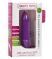 Фиолетовая удлинённая вибропуля Power Bullet Purple - 8,3 см.