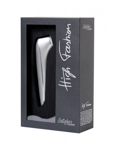 Алюминиевый клиторальный стимулятор Satisfyer Luxury High Fashion