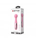 Нежно-розовый жезловый вибростимулятор Corina