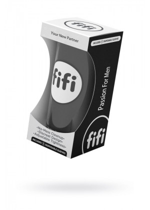 Чёрный нереалистичный мастурбатор FIFI MALE
