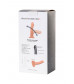 Телесный фаллос на присоске Silicone Bendable Dildo L - 19 см.