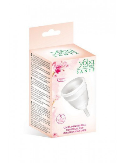 Белая менструальная чаша Yoba Nature Coupe - размер S