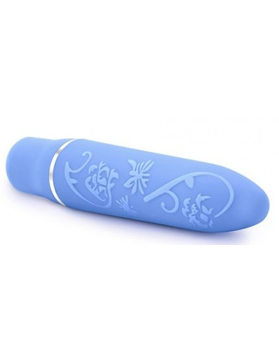 Голубая вибропуля Bliss Vibe - 10,1 см.