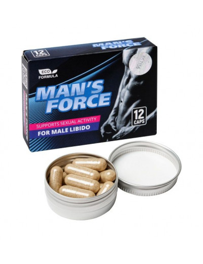 Пищевой концентрат для мужчин MANS FORCE  - 12 капсул