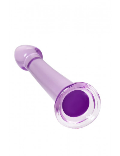 Фиолетовый фаллоимитатор Jelly Dildo S - 15,5 см.