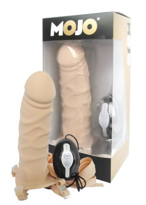 Поясной полый вибратор Mojo Throttle - 18 см.  