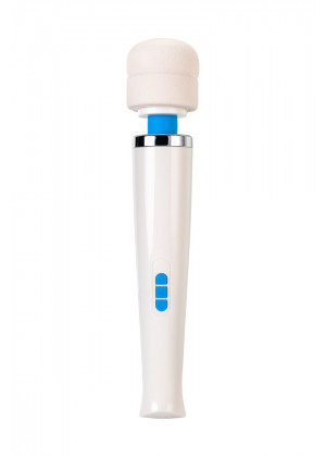 Белый вибромассажёр Love Magic Rechargeable HV-270 - 32 см.