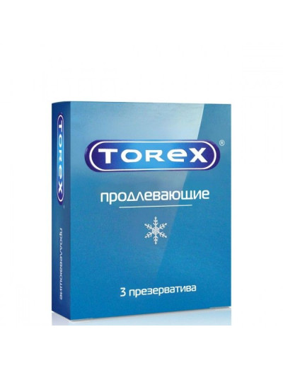 Презервативы Torex  Продлевающие  с пролонгирующим эффектом - 3 шт.
