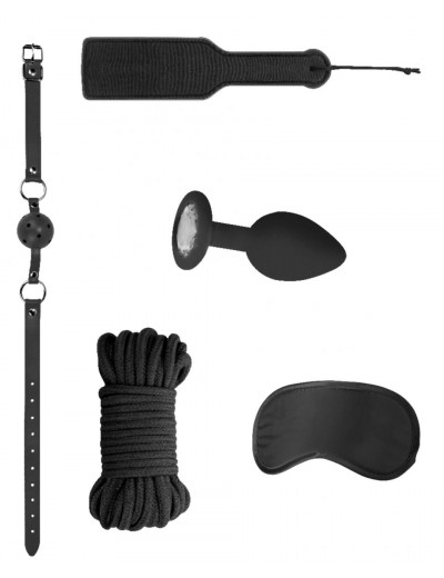 Черный игровой набор Introductory Bondage Kit №5