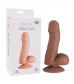 Коричневый фаллоимитатор SEDUCER Ballsy Stud - 16,5 см.