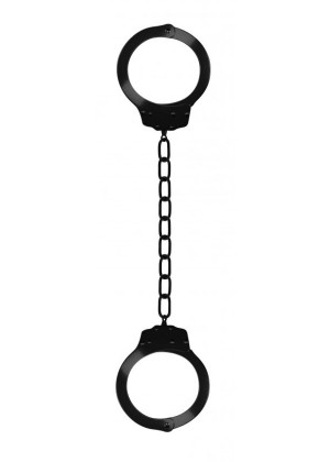 Чёрные металлические кандалы Metal Ankle Cuffs