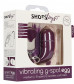 Фиолетовое виброяйцо Medium Wireless Vibrating G-Spot Egg с пультом - 7,5 см.