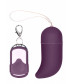 Фиолетовое виброяйцо Medium Wireless Vibrating G-Spot Egg с пультом - 7,5 см.