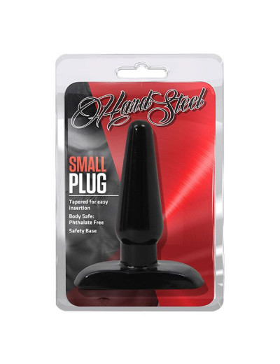 Черная анальная пробка Small Plug - 9 см.