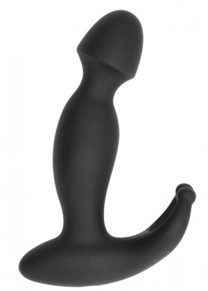Черный массажер простаты N 65 P-Spot Vibrator - 13,5 см.