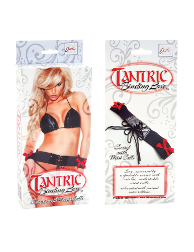 Фиксация рук к телу Tantric Binding Love Corset with Wrist Cuffs