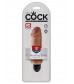 Кофейный вибратор-реалистик 5  Vibrating Stiffy - 16,5 см.