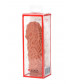 Насадка на фаллос с рельефными складочками Extreme Sleeve 012 S-size - 12,7 см.