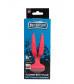 Красная пробка-бутон MENZSTUFF FLOWER BUTT PLUG 6INCH - 15 см.