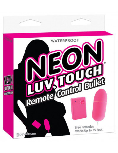 Розовое виброяйцо Remote Control Bullet с пультом ДУ