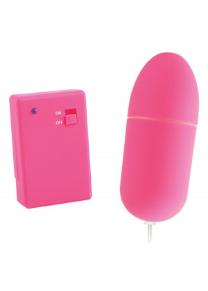 Розовое виброяйцо Remote Control Bullet с пультом ДУ