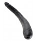 Чёрный двусторонний дилдо 16  Tapered Double Dildo - 40,6 см.