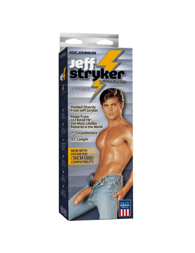 Фаллоимитатор Jeff Stryker ULTRASKYN 10  Realistic Cock with Removable Vac-U-Lock Suction Cup - 25,6 см.