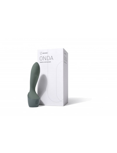 Зеленый стимулятор точки G Onda G-Spot Massager - 19,5 см.